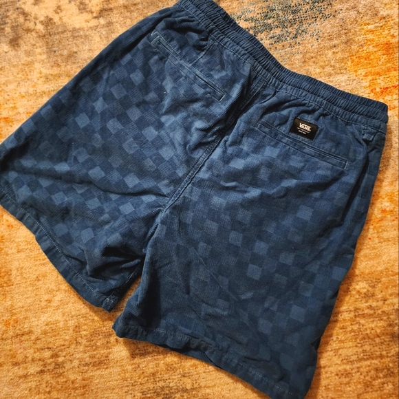 Vans Corduroy Range Check Loose Elastic Waist Shorts - NWOT - Picture 7 of 7